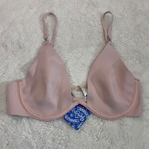 Intimately Free People Mooncake Underwire Bra 34C Mauve Pink OB975193 NWT